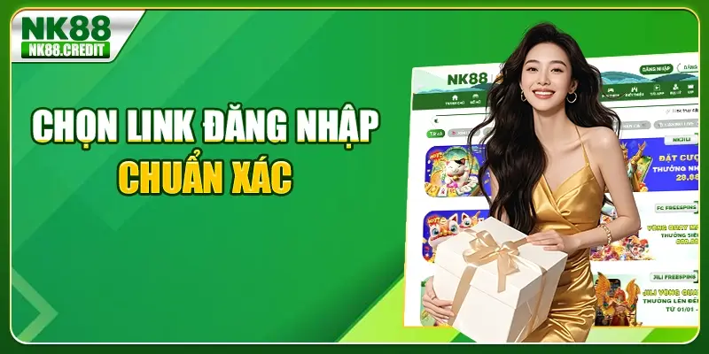 Chọn link đăng nhập chuẩn xác